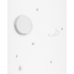 Η φωτογραφία δείχνει Πολυτελές νυχτερινό φως με τρισδιάστατα κεντήματα.