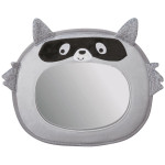 Καθρέφτης αυτοκινήτου ασφαλείας με χαριτωμένο βελούδινο πλαίσιο, εύκολο στην τοποθέτηση με αγκράφες και velcro.