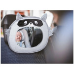 Καθρέφτης αυτοκινήτου ασφαλείας με χαριτωμένο βελούδινο πλαίσιο, εύκολο στην τοποθέτηση με αγκράφες και velcro.