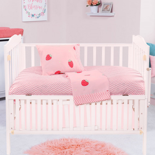 Σετ σεντόνια βρεφικά Art 5180  120x160 Ροζ   Beauty Home