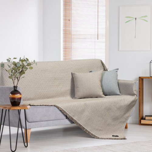 Μαξιλαροθήκη διακοσμητική Art 8363 45x45 Μπεζ   Beauty Home