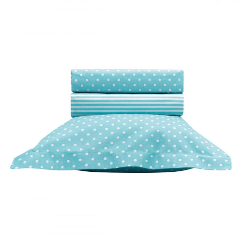 Σετ σεντόνια βρεφικά Art 5132 Turquoise 120x170 Τυρκουάζ   Beauty Home