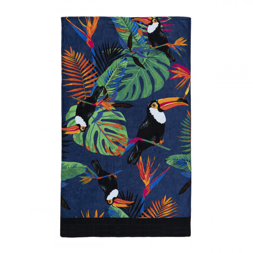 Πετσέτα θαλάσσης Art 2190 86x160 Εμπριμέ   Beauty Home