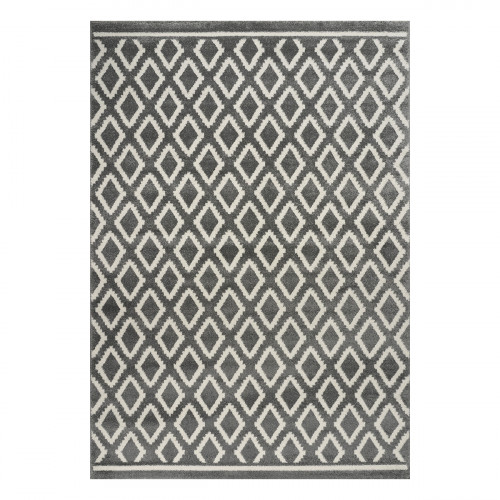 Χαλί Vibe Art 9576 Grey White Γκρι Λευκό 160x230  Beauty Home