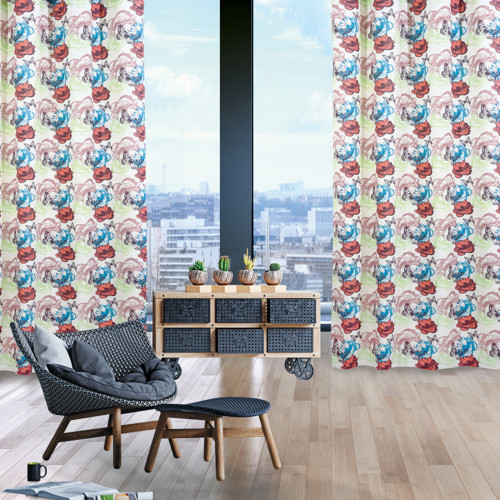 DAS HOME 2106 ΚΟΥΡΤΙΝΑ 140Χ280 ΜΕ ΤΡΟΥΚΣ