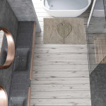 Ταπέτο μπάνιου με ανάγλυφο σχέδιο σε υπέροχες παστέλ αποχρώσεις που ταιριάζουν σε κάθε μπάνιο και καλύπτουν κάθε γούστο.