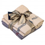 Σετ πετσέτες 4 τεμαχίων με κέντημα Greenwich Polo Club.