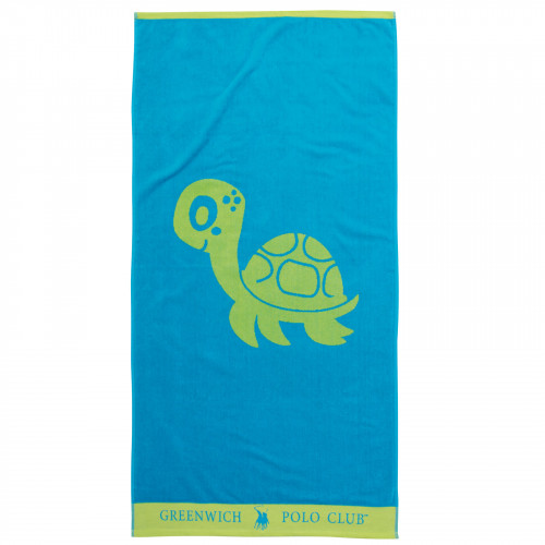 GREENWICH POLO CLUB ΠΕΤΣΕΤΑ ΘΑΛΑΣΣΗΣ 70Χ140 3763 ΜΠΛΕ, ΠΡΑΣΙΝΟ