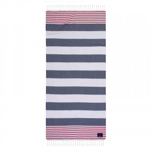 GREENWICH POLO CLUB ΠΕΤΣΕΤΑ-ΠΑΡΕΟ 80Χ180 3816 ΚΟΚΚΙΝΟ, ΜΠΛΕ