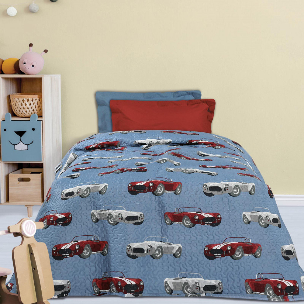 Η φωτογραφία δείχνει Kουβερλί με παιδικές παραστάσεις της σειράς kid.