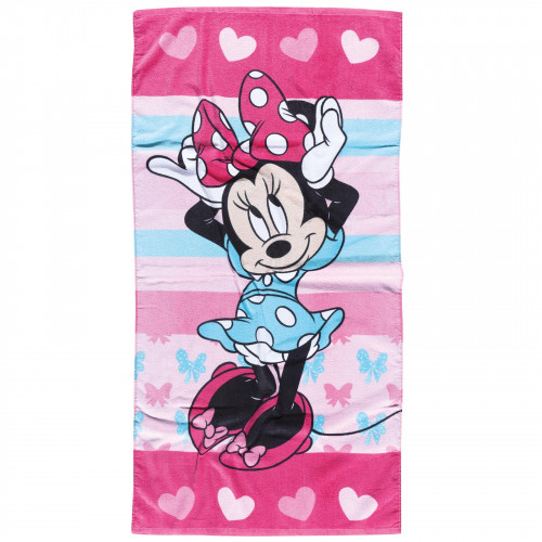 ΠΕΤΣΕΤΑ ΘΑΛΑΣΣΗΣ MINNIE HEARTS 70Χ140 5862 ΜΕΝΤΑ, ΦΟΥΞΙΑ