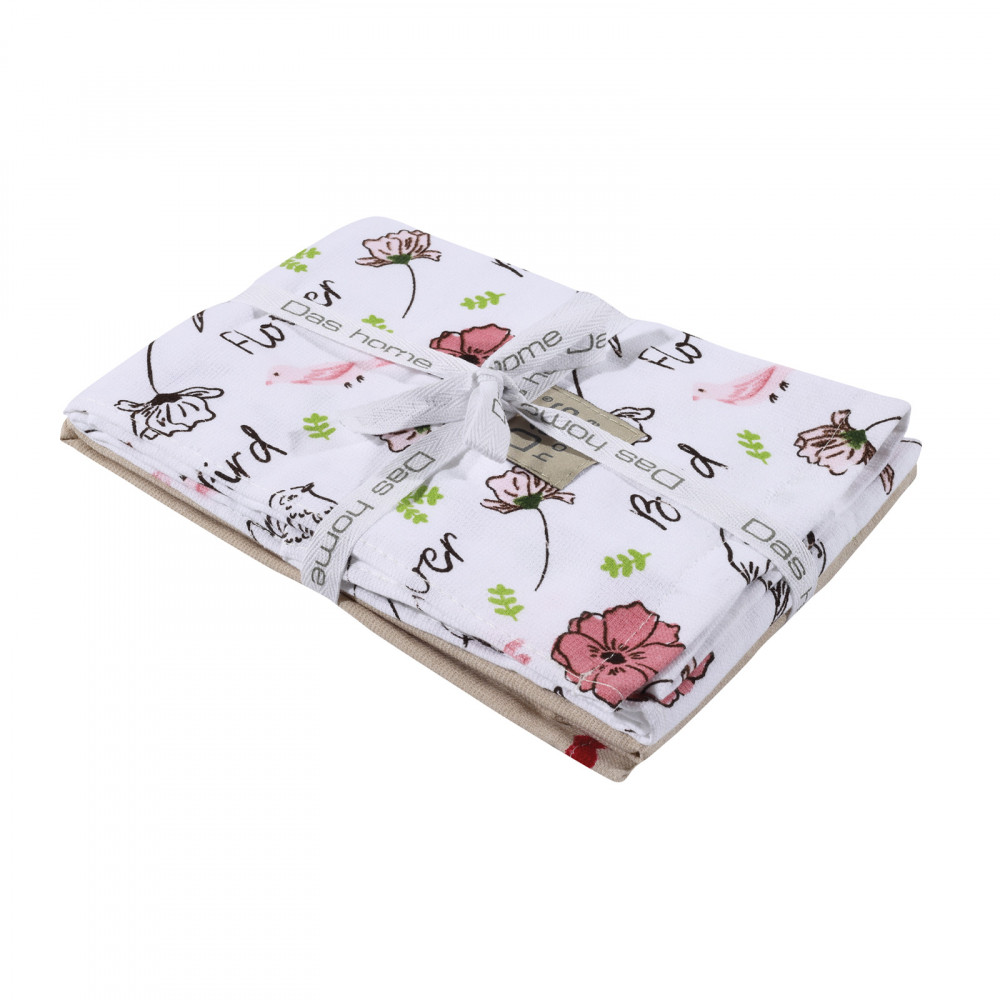 Δώστε χρώμα στη κουζίνα σας με το σετ ποτηρόπανα της Das home.