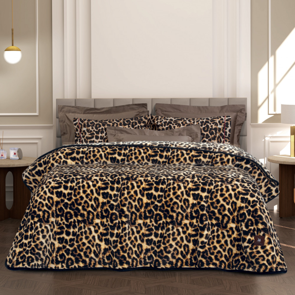 Η φωτογραφία δείχνει Κουβέρτα Velour supersoft εμπριμέ Greenwich Polo Club.