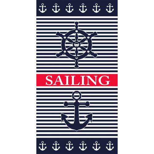 ΠΕΤΣΕΤΑ ΘΑΛΑΣΣΗΣ ΒΕΛΟΥΤΕ Ζακάρ Αιγυπτιακή 420 gsm 209 87X165 Cotton 100%