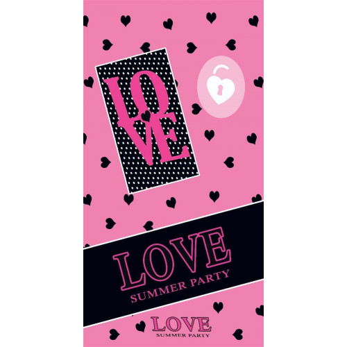 ΠΕΤΣΕΤΑ ΘΑΛΑΣΣΗΣ ΒΕΛΟΥΤΕ kids LOVE 23 70X140 Digital Print Cotton 100%