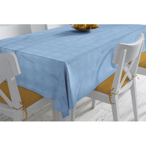 ΑΝΕΞΙΤΗΛΟ ΤΡΑΠΕΖΟΜΑΝΤΗΛΟ Νηματοβαφή Sky Blue 140X200 100% Cotton