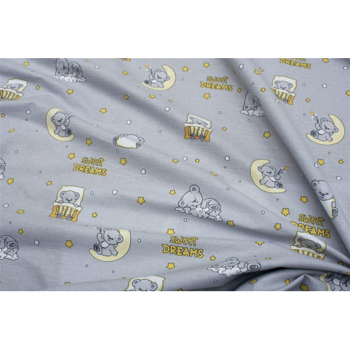 ΣΕΝΤΟΝΑΚΙ ΛΙΚΝΟΥ bebe Sweet Dreams 552 80X110 Grey 100% Cotton