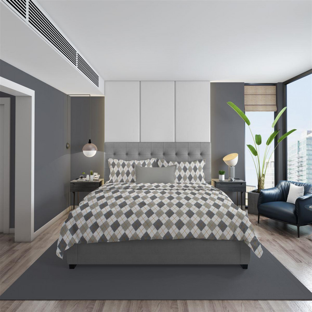 Η φωτογραφία δείχνει Σετ Σεντόνια 3 τεμαχίων για Μονό κρεβάτι που περιέχει:Σεντόνια Flat 2 τεμ.