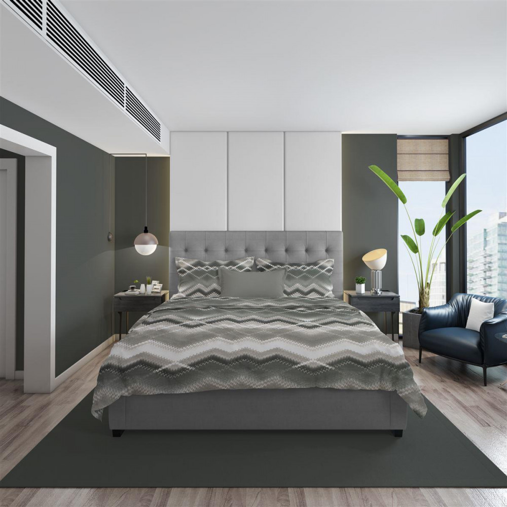 Η φωτογραφία δείχνει Σετ Σεντόνια 3 τεμαχίων για Μονό κρεβάτι που περιέχει:Σεντόνια Flat 2 τεμ.