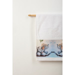  Βρεφικές πετσέτες 380 gsm υψηλής απορροφητικότητας με χρωματιστές παραστάσεις στη φάσα για τα μωράκια-Συσκευασία Δώρου Κουτί Πολυτελείας