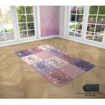 Χαλί με αντιολισθητικό επίστρωμα διαστάσεων 135Χ200 cm ιδανικό για το παιδικό δωμάτιο, ανθεκτικό στη καταπόνηση από το έντονο παιδικό παιχνίδι.