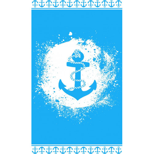 DIMcol ΠΕΤΣΕΤΑ ΘΑΛΑΣΣΗΣ ΒΕΛΟΥΤΕ ΕΝΗΛ Cotton 100% 90X170 Ζακάρ Αιγυπτιακή 420 gr 07