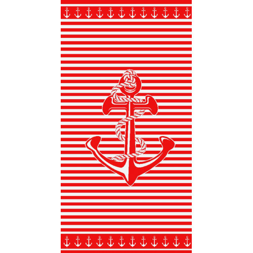 DIMcol ΠΕΤΣΕΤΑ ΘΑΛΑΣΣΗΣ ΒΕΛΟΥΤΕ ΕΝΗΛ Cotton 100% 90X170 Ζακάρ Αιγυπτιακή 420 gr 25