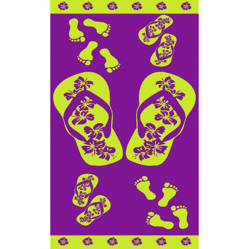 DIMcol ΠΕΤΣΕΤΑ ΘΑΛΑΣΣΗΣ ΒΕΛΟΥΤΕ ΕΝΗΛ Cotton 100% 90X170 Ζακάρ Αιγυπτιακή 420 gr 35