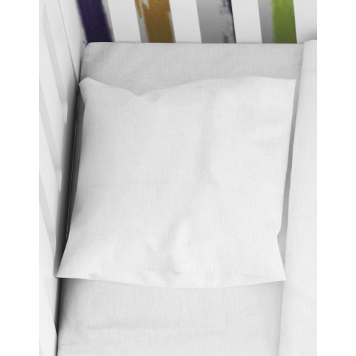 DIMcol ΜΑΞΙΛΑΡΟΘΗΚΗ ΒΡΕΦ Cotton 100% 35Χ45 Solid 491 White 1910817706249176