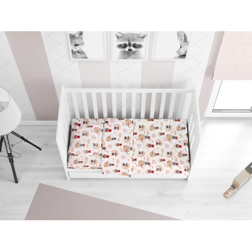 DIMcol ΠΑΠΛΩΜΑΤΟΘΗΚΗ ΕΜΠΡΙΜΕ ΒΡΕΦ Cotton 100% 120Χ160 Reach the stars 190 Beige 1915717610819080