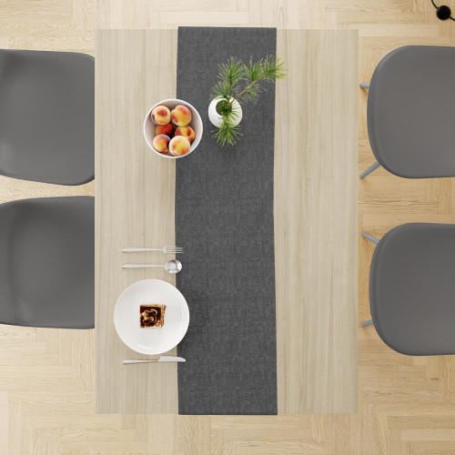 DIMcol ΤΡΑΒΕΡΣΑ ΑΛΕΚΙΑΣΤΗ ΕΝΗΛ Cott/Pol 70/30 40X180 Panama  Dark grey