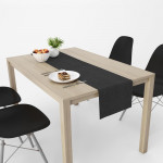 Αλέκιαστη τραβέρσα διάστασης 40Χ180 cm ύφανσης PANAMA με ειδικό φινίρισμα στα νήματα, που το καθιστά μαλακό και αδιάβροχο.