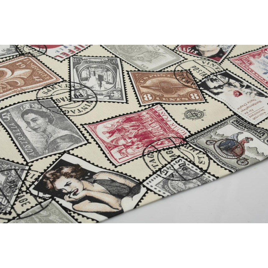 Αλέκιαστο τραπεζομάντηλο διάστασης 140Χ180 cm, ύφανσης PANAMA με ειδικό φινίρισμα στα νήματα, που το καθιστά μαλακό και αδιάβροχο.