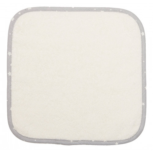 DIMcol ΛΑΒΕΤΕΣ ΩΜΟΥ ΒΡΕΦ Cotton 100% 30Χ30  01 ΕΚΡΟΥ/ΓΚΡΙ 1213512400000106