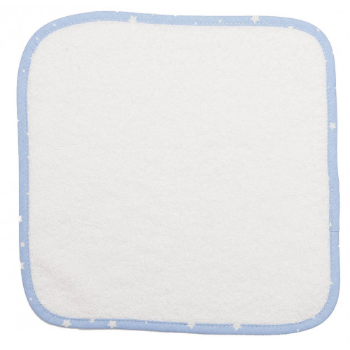DIMcol ΛΑΒΕΤΕΣ ΩΜΟΥ ΒΡΕΦ Cotton 100% 30Χ30  03 ΛΕΥΚΟ/ΣΙΕΛ 1213512400000320