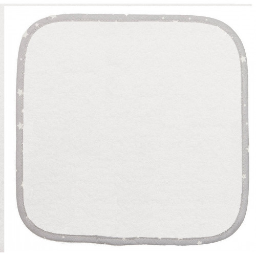 DIMcol ΛΑΒΕΤΕΣ ΩΜΟΥ ΒΡΕΦ Cotton 100% 30Χ30  05 ΛΕΥΚΟ/ΓΚΡΙ 1213512400000518