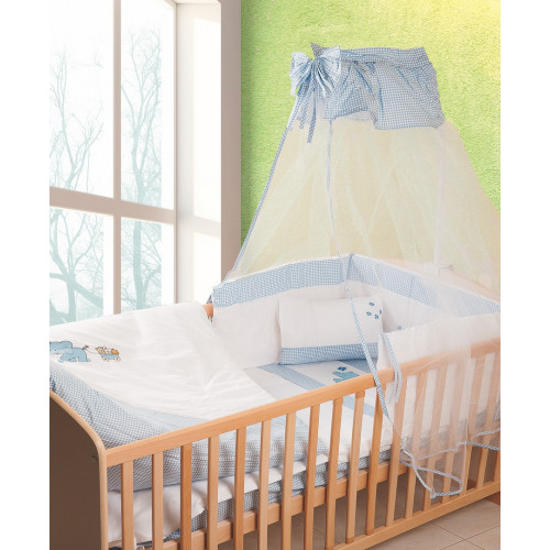 DIMcol ΚΟΥΝΟΥΠΙΕΡΑ ΒΡΕΦ Cotton 100% 160X490 ΕΛΕΦΑΝΤΑΚΙ 18 ΛΕΥΚΟ/ΣΙΕΛ 1214016802401820