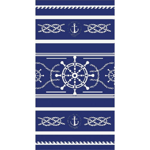 DIMcol ΠΕΤΣΕΤΑ ΘΑΛΑΣΣΗΣ ΒΕΛΟΥΤΕ ΕΝΗΛ Cotton 100% 90X170 Ζακάρ Αιγυπτιακή 420 gr 19 1433716415001900