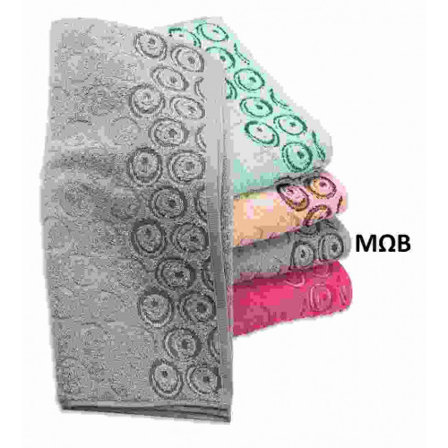 DIMcol ΠΕΤΣΕΤΑ ΕΝΗΛ Cotton 100% 70X140 ΖΑΚΑΡ ZERO TWIST ΟΥΡΑΝΙΑ ΜΩΒ 1631813504588324