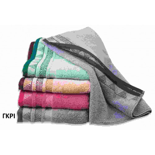 DIMcol ΠΕΤΣΕΤΑ ΕΝΗΛ Cotton 100% 70X140 ΖΑΚΑΡ ZERO TWIST ΘΑΛΕΙΑ ΓΚΡΙ 1631813504588504