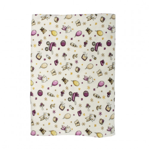 DIMcol ΠΑΝΑ ΦΑΝΕΛΑ ΒΡΕΦ Flannel Cotton 100% 80X80 Baby 01 1914553607700100