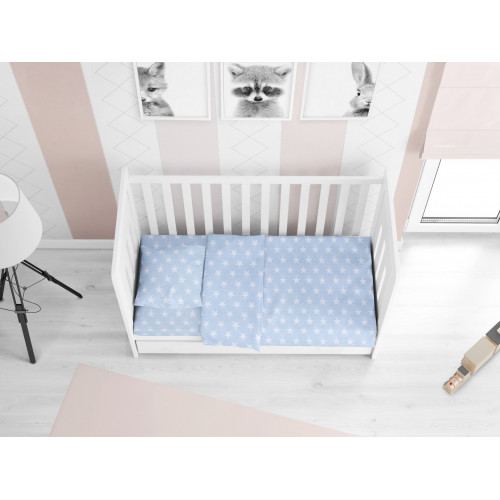DIMcol ΠΑΠΛΩΜΑΤΟΘΗΚΗ ΕΜΠΡΙΜΕ ΒΡΕΦ Cotton 100% 120Χ160 Star 33 ΣΙΕΛ 1915717607303328