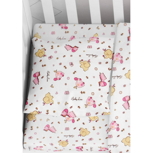 DIMcol ΜΑΞΙΛΑΡΟΘΗΚΗ ΕΜΠΡΙΜΕ ΒΡΕΦ Cotton 100% 35Χ45 Elephant 172 Pink 1915817707117279