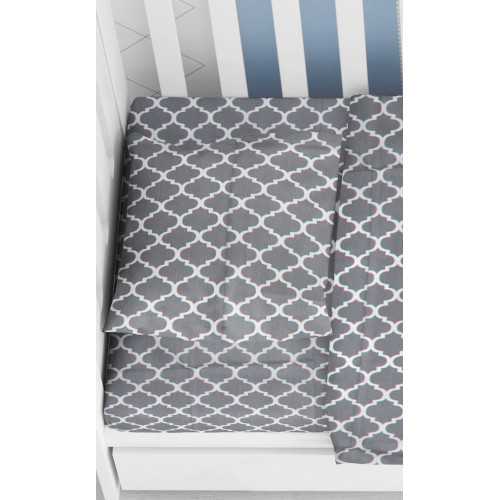 DIMcol ΜΑΞΙΛΑΡΟΘΗΚΗ ΕΜΠΡΙΜΕ ΒΡΕΦ Cotton 100% 35Χ45 Windows 135 Grey 1915817710013572