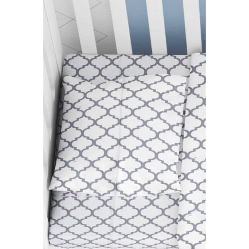 DIMcol ΜΑΞΙΛΑΡΟΘΗΚΗ ΕΜΠΡΙΜΕ ΒΡΕΦ Cotton 100% 35Χ45 Windows 136 White 1915817710013676