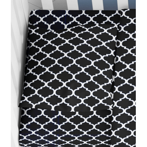 DIMcol ΜΑΞΙΛΑΡΟΘΗΚΗ ΕΜΠΡΙΜΕ ΒΡΕΦ Cotton 100% 35Χ45 Windows 175  Dark blue-White