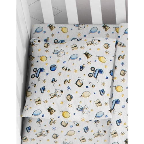 DIMcol ΜΑΞΙΛΑΡΟΘΗΚΗ ΕΜΠΡΙΜΕ ΒΡΕΦ Flannel Cotton 100% 35Χ45 Baby 02 1915857707700200