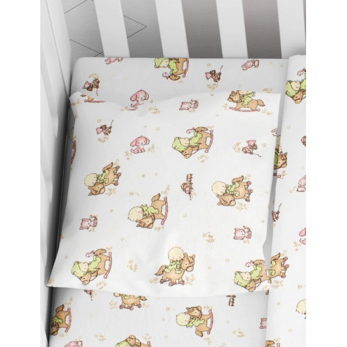 DIMcol ΜΑΞΙΛΑΡΟΘΗΚΗ ΕΜΠΡΙΜΕ ΒΡΕΦ Flannel Cotton 100% 35Χ45 Baby 03 1915857707700300