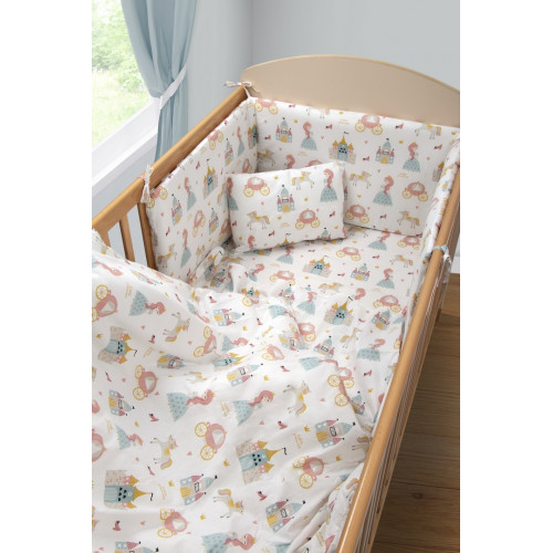 DIMcol ΠΡΟΙΚΑ ΜΩΡΟΥ ΕΜΠΡΙΜΕ 6 τεμ ΒΡΕΦ Cotton 100%  Little Princess 600 1916410080060000