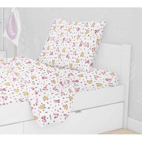 DIMcol ΜΑΞΙΛΑΡΟΘΗΚΗ ΕΜΠΡΙΜΕ ΠΑΙΔ Cotton 100% 50Χ70 Elephant 172 Pink 1925813107117279